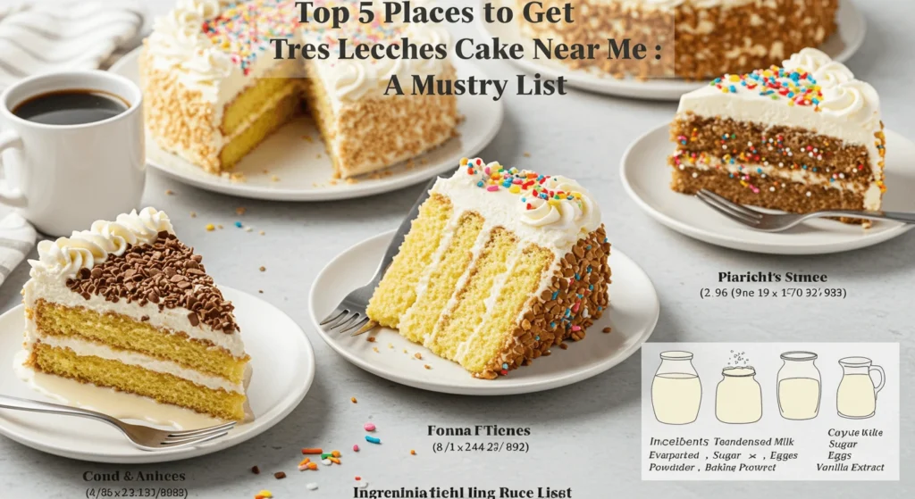 Delicious Tres Leches Cake Near Me