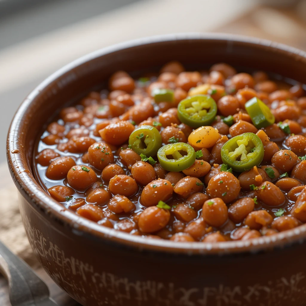 "Quick and Easy Baked Beans Recipe for Busy Weeknights" 2 Firecracker Beans: Spicy Baked Beans That Pop!