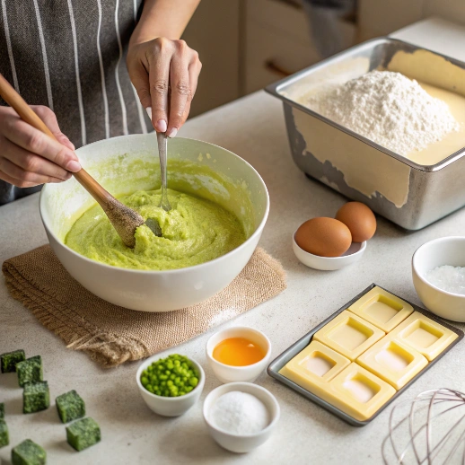 7 Easy Steps to Bake the Perfect Minecraft Cake at Home 2 realistic kitchen scene close up of hands mixin ezgif.com png to webp converter
