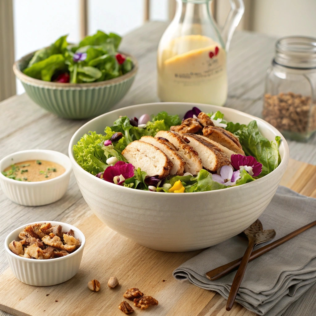 Easy Rotisserie Chicken Salad Recipe: A Quick & Tasty Meal 6 a highly realistic kitchen scene showing fresh gri ezgif.com png to webp converter