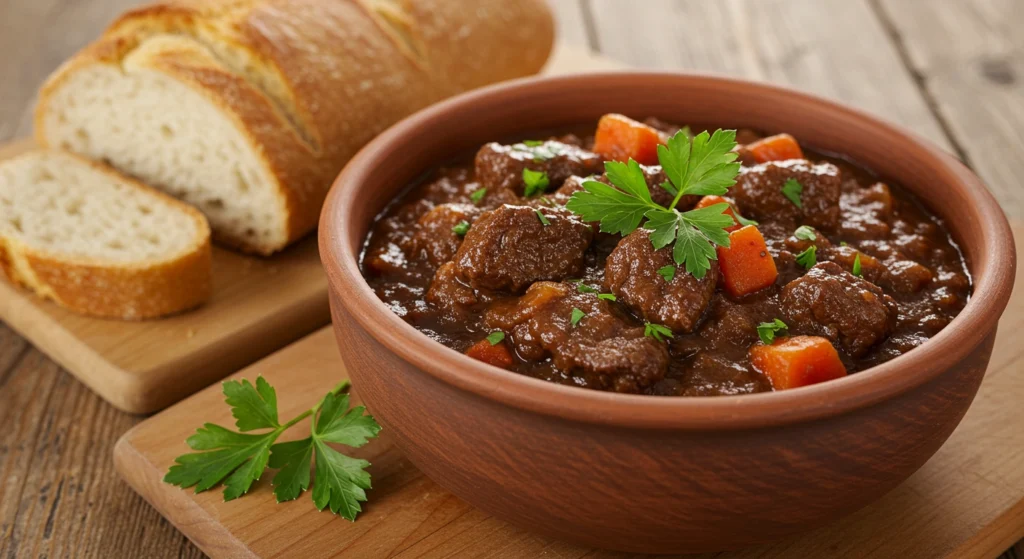 Hearty Homemade Dinty Moore Beef Stew in a Pot