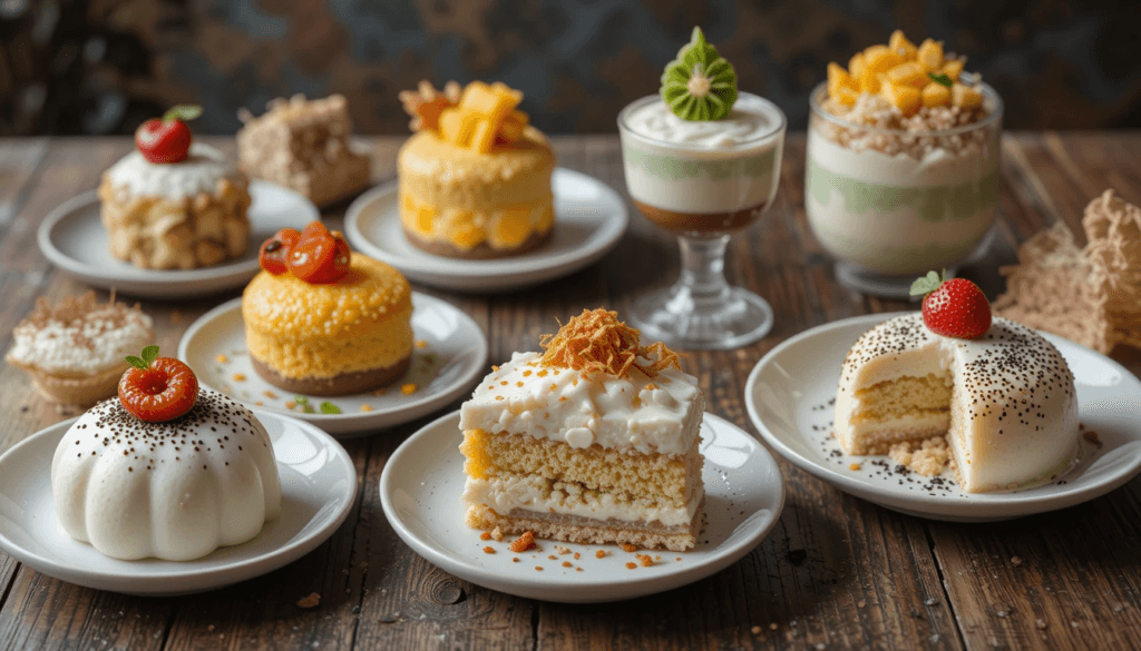 A Variety of Delicious Asian Desserts