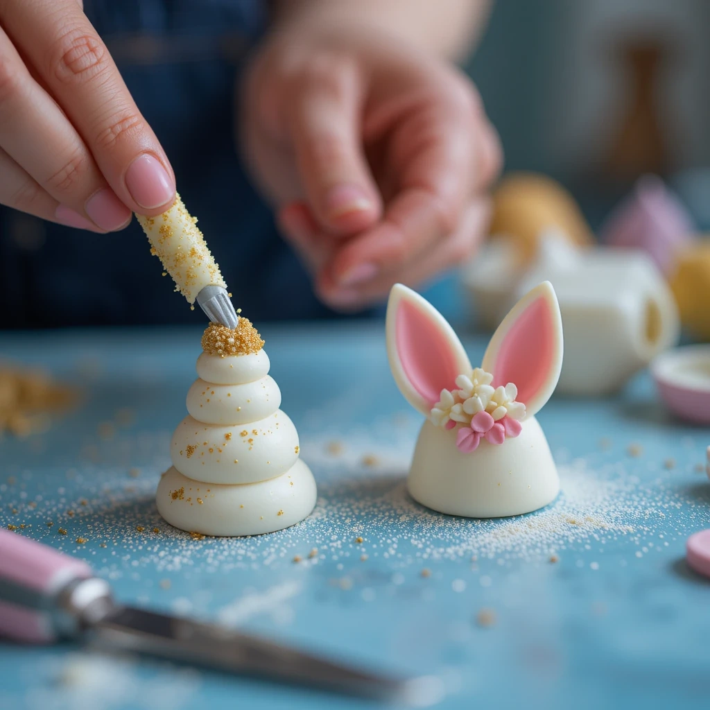 7 Magical Steps to Make the Perfect Unicorn Cake at Home 3 Pastel cake batter being mixed