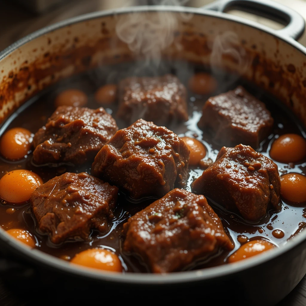How to Cook Beef Cheeks to Perfection: A Tender and Flavorful Recipe 4 "Meltingly Tender: Slow-Cooked Beef Cheeks Perfection"