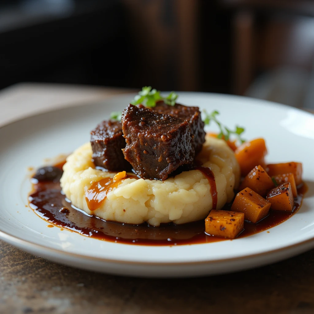 How to Cook Beef Cheeks to Perfection: A Tender and Flavorful Recipe 5 Tender Braised Beef Cheeks Cooking in a Dutch Oven