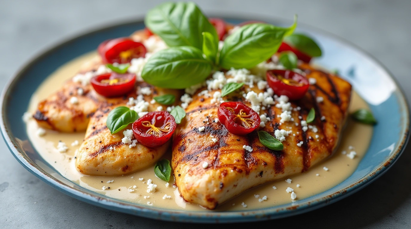 The Best Chicken Bryan Recipe You’ll Ever Try – Easy & Delicious! 1 "Chicken Bryan Recipe - Grilled Chicken with Goat Cheese and Lemon Butter Sauce"