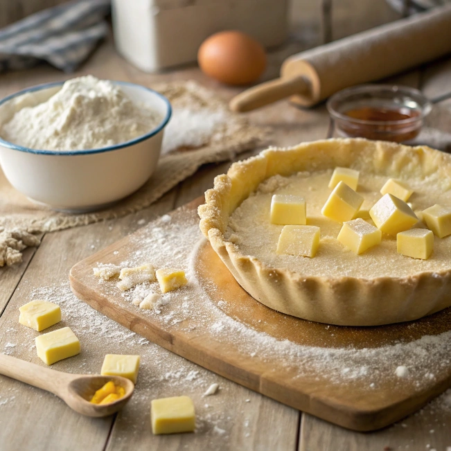Mixing Ingredients for the Perfect Cobbler Dough