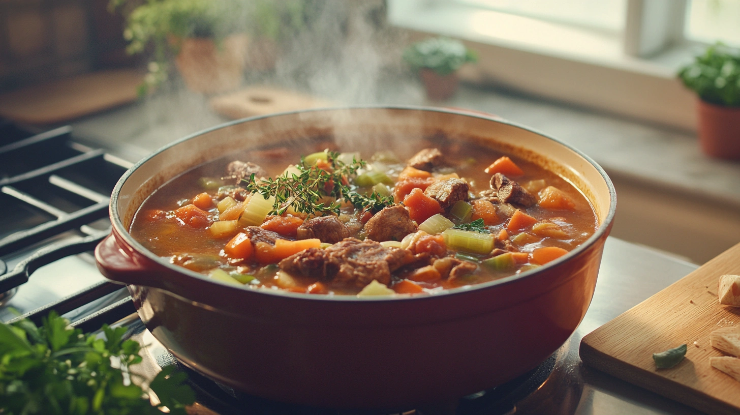 7 Simple Steps for Perfect Porcupine Soup 1 Hearty Homemade Porcupine Soup with Fresh Vegetables